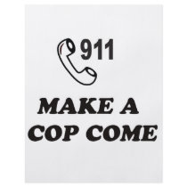 DIAL 911 flyers