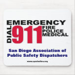 Dial 9-1-1 mouse pads