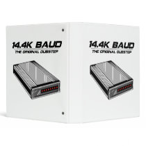 Dial Up Dubstep Old School Modem Vinyl Binders
