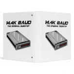 Dial Up Dubstep Old School Modem Vinyl Binders