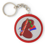 Dialysis  And Kidney Design Gifts Keychain