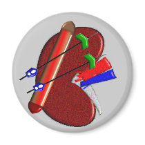 Dialysis  And Kidney Design Gifts Refrigerator Magnet