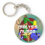 Dialysis Nurse Art Gifts Keychain