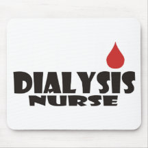Dialysis Nurse Blood Drop Dot Mousepads