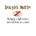 DIALYSIS NURSE MAKING DIFF 1ML AT A TIME BROWN PIN t-shirts