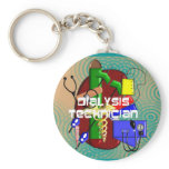Dialysis Technician Art Gifts Keychains