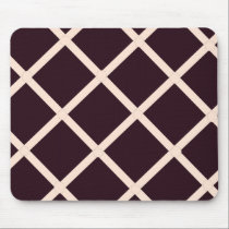 Diamante Mousepad rayado tapetes para ratón