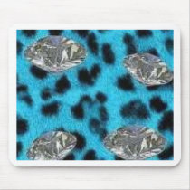 diamond and leopard scene mousepads by VannaCuppycake13 diamond and leopard scene mousepads
