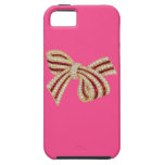 Diamond and Ruby Bow Art iPhone 5 Case