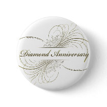 Diamond anniversary button