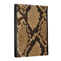 Diamond Back Snake Skin iPad Case
