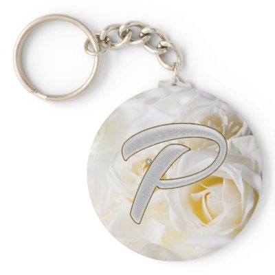 Diamond Bling P Keychain