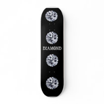 Diamond board skate deck