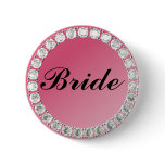 Diamond Bride Button