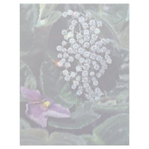 Diamond brooch  flowers custom letterhead