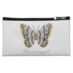 Diamond Butterfly Print Cosmetic Bag