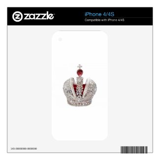 Diamond Crown Decal For The iPhone 4S
