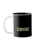 Diamond, digital abstract mugs