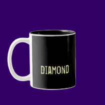 Diamond, digital abstract mugs