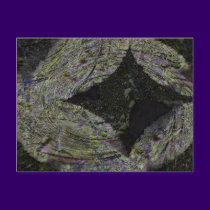 Diamond, digital abstract postcards