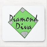Diamond Diva/ Softball Mouse Pad
