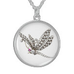 Diamond Dragonfly Vintage Costume Jewelry Charm necklaces