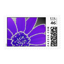 Diamond Edge Flower - Purple postage