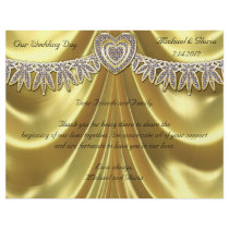 Diamond Fleurette & Satin Gold Full Color Flyer