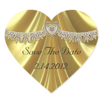 Diamond Fleurette & Satin Gold