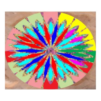 Diamond Flower Chakra print