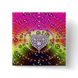 Diamond Fractal Buttons