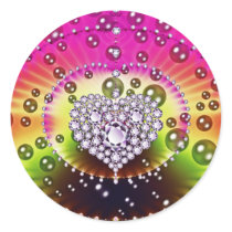Diamond Fractal stickers by BettyCruz Diamond Fractal stickers