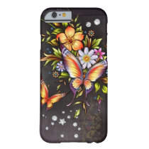 case-mate, barely, case, iphone 6, 6s case, butterfly, diamond, birthday, wedding, cell phone, [[missing key: type_casemate_cas]] com design gráfico personalizado