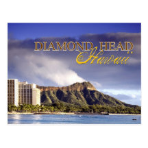 Diamond Head, Honolulu, Hawaii Post Cards