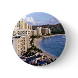 Diamond Head - Waikiki Beach, Oahu Buttons