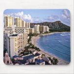 Diamond Head - Waikiki Beach, Oahu Mouse Pad
