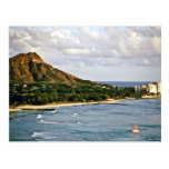 Diamond Head - Waikiki Beach, Oahu Post Cards