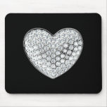Diamond Heart Mouse Pad