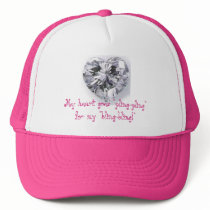 diamond heart, My heart goes hats