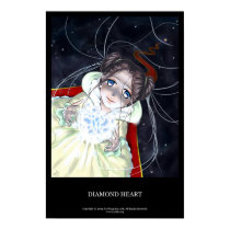 Diamond Heart posters by LookTorque Diamond Heart posters