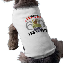 Diamond Jubilee 1952-2012 Pet Shirt