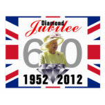 Diamond Jubilee 1952-2012 Postcard