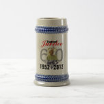 Diamond Jubilee 1952-2012 Stein Coffee Mugs