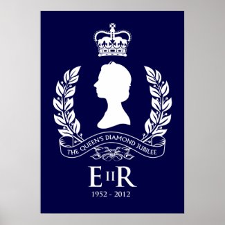 Diamond Jubilee Cameo Poster print Diamond Jubilee Cameo Poster print