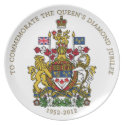 Diamond Jubilee Canada plate