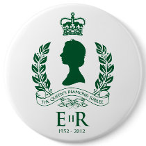 Diamond Jubilee Commemorative Button