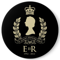 Diamond Jubilee Commemorative Button