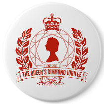 Diamond Jubilee Commemorative Button