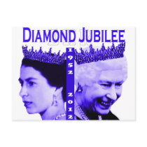 Diamond Jubilee commemorative postcard