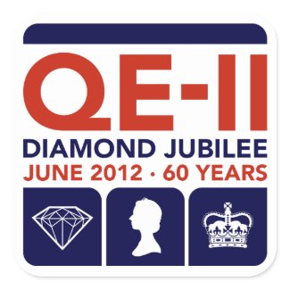 Diamond Jubilee Commemorative Stickers